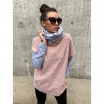 Пуловер Fluffy в розово ALEXANDRA