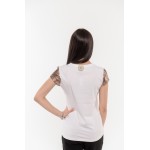 Бяла блуза с пайети Alexandra Italy / 30051