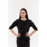 Черна блуза с къдрици Alexandra Italy / 2008