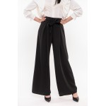 Черен разкроен панталон Alexandra Italy / 6512
