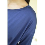 Дамска блуза Alexandra Italy - тъмно синя 1408-1