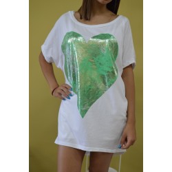 Дамска блуза Alexandra Italy - green heart 1435
