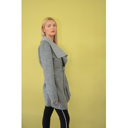 Дамско палто с колан