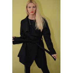 Дамско палто с колан