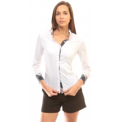 Дамска риза в бяло Alexandra Italy - 033