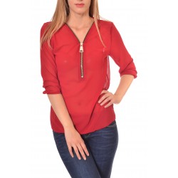 Дамска Риза Alexandra Italy 809-Червен цвят