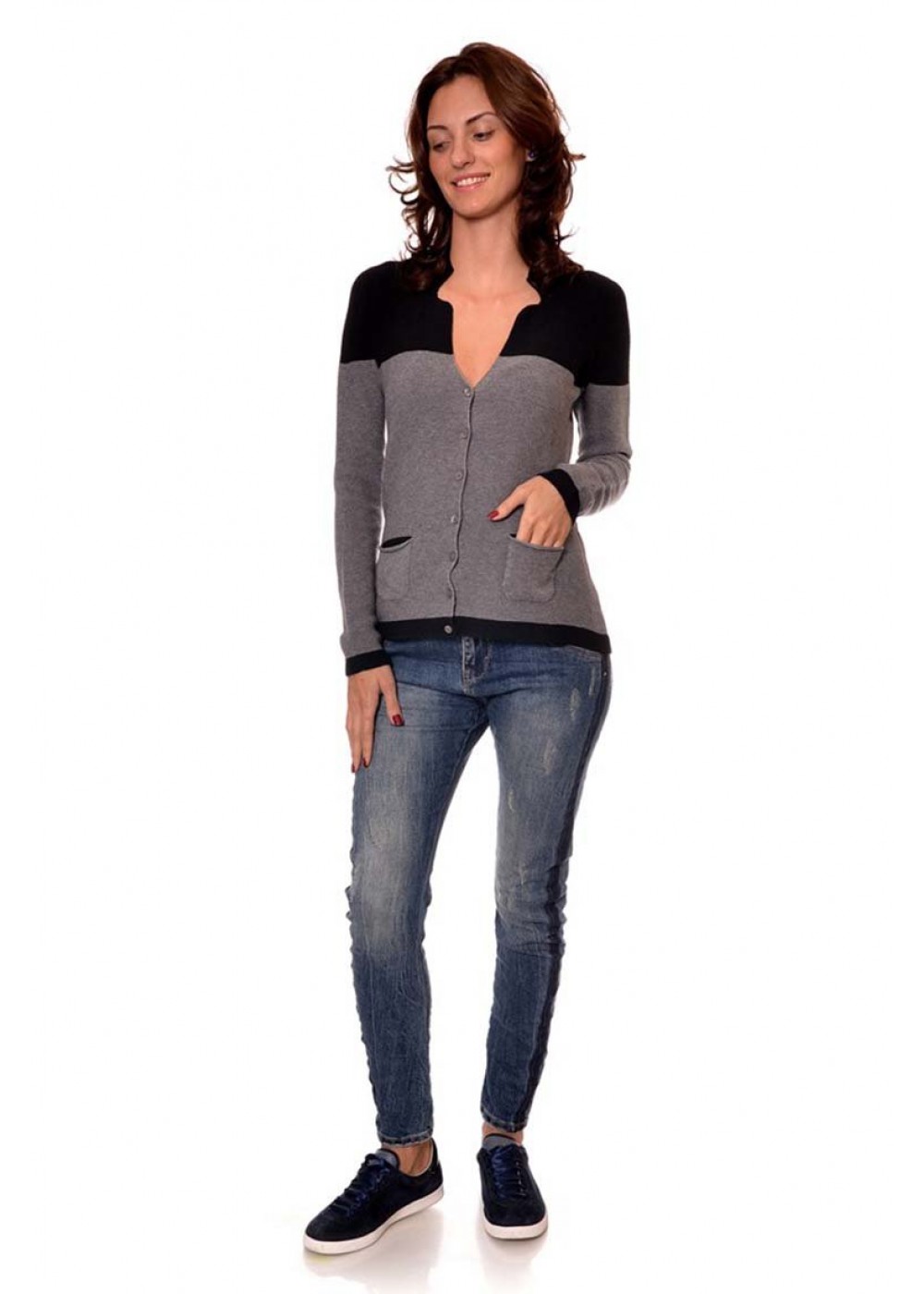 Дамска жилетка Alexandra Italy 41157 - сив цвят Дамска жилетка Alexandra Italy 41157 - сив цвят