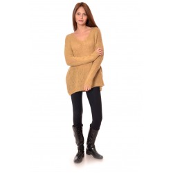 Дамски пуловер Alexandra Italy 1180 - жълт цвят