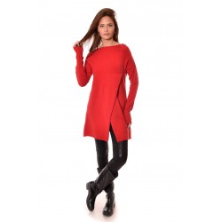 Дамски пуловер Alexandra Italy 25067 - цвят червен