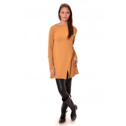 Дамски пуловер Alexandra Italy 25067 - цвят охра