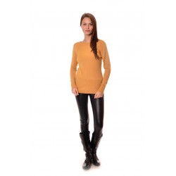 Дамски пуловер Alexandra Italy 25077 - цвят охра