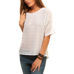 Дамска блуза от Alexandra Italy - 520007- бял цвят