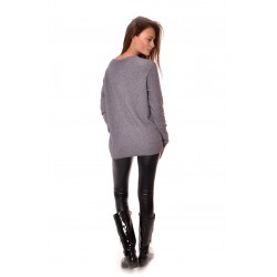 Дамска блуза Alexandra Italy 37003 - сив цвят