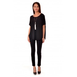 Дамска блуза Alexandra Italy 564/1 - черен цвят
