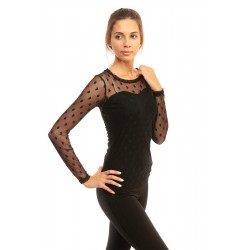Дамска блуза в черно Alexandra Italy - 5906