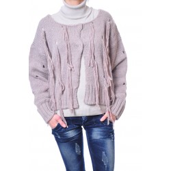 Alexandra Дамска Блуза 6019 - Св. Виолетов, Черен, Тюркоаз и Кафяв