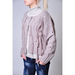 Alexandra Дамска Блуза 6019 - Св. Виолетов, Черен, Тюркоаз и Кафяв