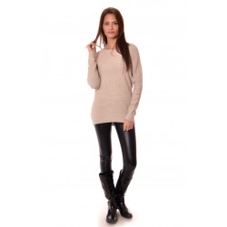 Дамски пуловер Alexandra Italy 8012 - бежов цвят