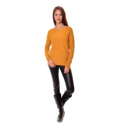 Дамски пуловер Alexandra Italy 8012 - жълт цвят