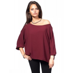 Дамска блуза Alexandra Italy 804 - цвят бордо Дамска блуза Alexandra Italy 804 - цвят бордо