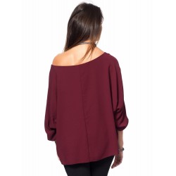 Дамска блуза Alexandra Italy 804 - цвят бордо Дамска блуза Alexandra Italy 804 - цвят бордо