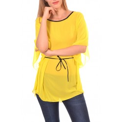Дамска Блуза от Alexandra Italy 827-Жълт цвят