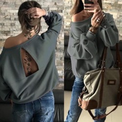 Широка елегантна блуза 