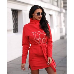 Стилна рокля "LOVE"