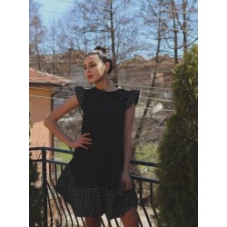 Рокля с буфан ръкав