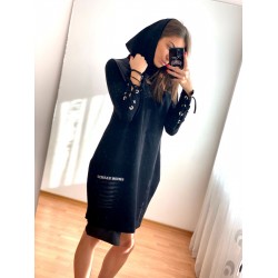 Плътна стилна рокля
