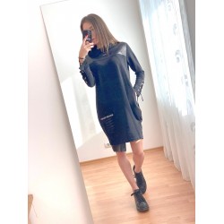 Плътна стилна рокля
