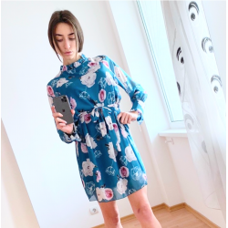 Рокля с флорали
