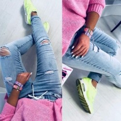 Светло сини дънки