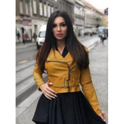 Дамско велурено яке