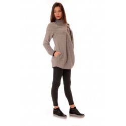 Дамско палто Alexandra Italy 746/1 - Сив Дамско палто Alexandra Italy 746/1 - Сив