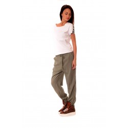Дамски панталон Alexandra Italy 807/1, Маслено зелен Дамски панталон Alexandra Italy 807/1, Маслено зелен