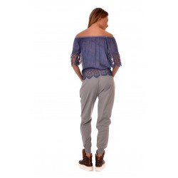 Дамски панталон Alexandra Italy 878/0, Сив Дамски панталон Alexandra Italy 878/0, Сив