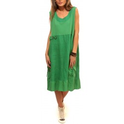 Дамски рокля от Alexandra Italy-зелен цвят - 2160