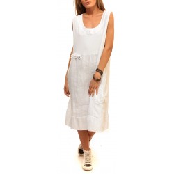 Дамски рокля от Alexandra Italy-бял цвят - 2160
