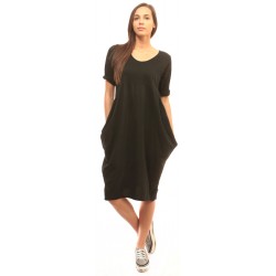 Дамска рокля в черно Alexandra Italy - 908/0