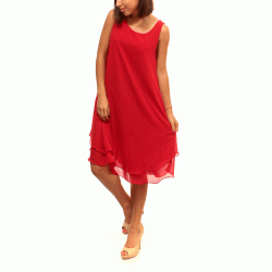 Дамска Рокля от Alexandra Italy-933/0-Червен цвят