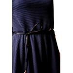 Дамска рокля Alexandra Italy 961/0 - тъмно син цвят