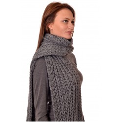 Дамски шал Alexandra Italy 41708 - сив цвят