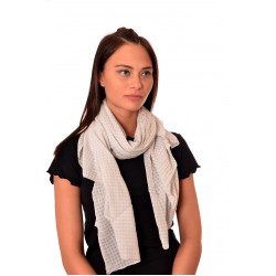Дамски шал Alexandra Italy 613 - светло сив цвят