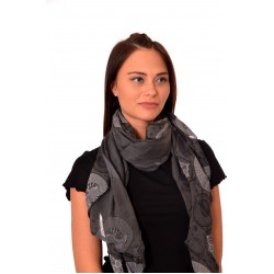 Дамски шал Alexandra Italy 621 - черен цвят