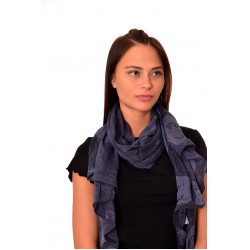 Дамски шал Alexandra Italy 621 - тъмно син цвят
