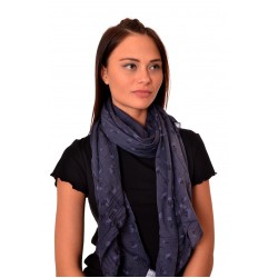 Дамски шал Alexandra Italy 622 - тъмно син цвят