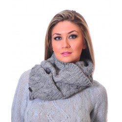 Alexandra Дамски Шал 766-Сив,Кафяв,Черен,Син