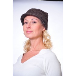 Alexandra Дамска Шапка 0068-Кафяв,Сив и Зелен
