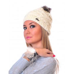 Alexandra Дамска Шапка 1385-Кафяв , Черен,Бял